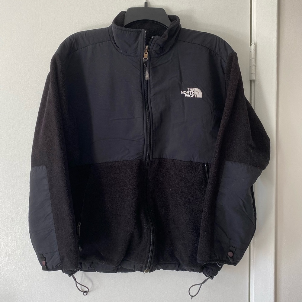 Boys North Face Jacket full zip sweatshirt fleece back youth kids XL